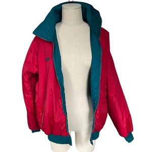 Columbia 90s Vintage Reversible Winter Ski Jacket Unisex Puffer Coat Large